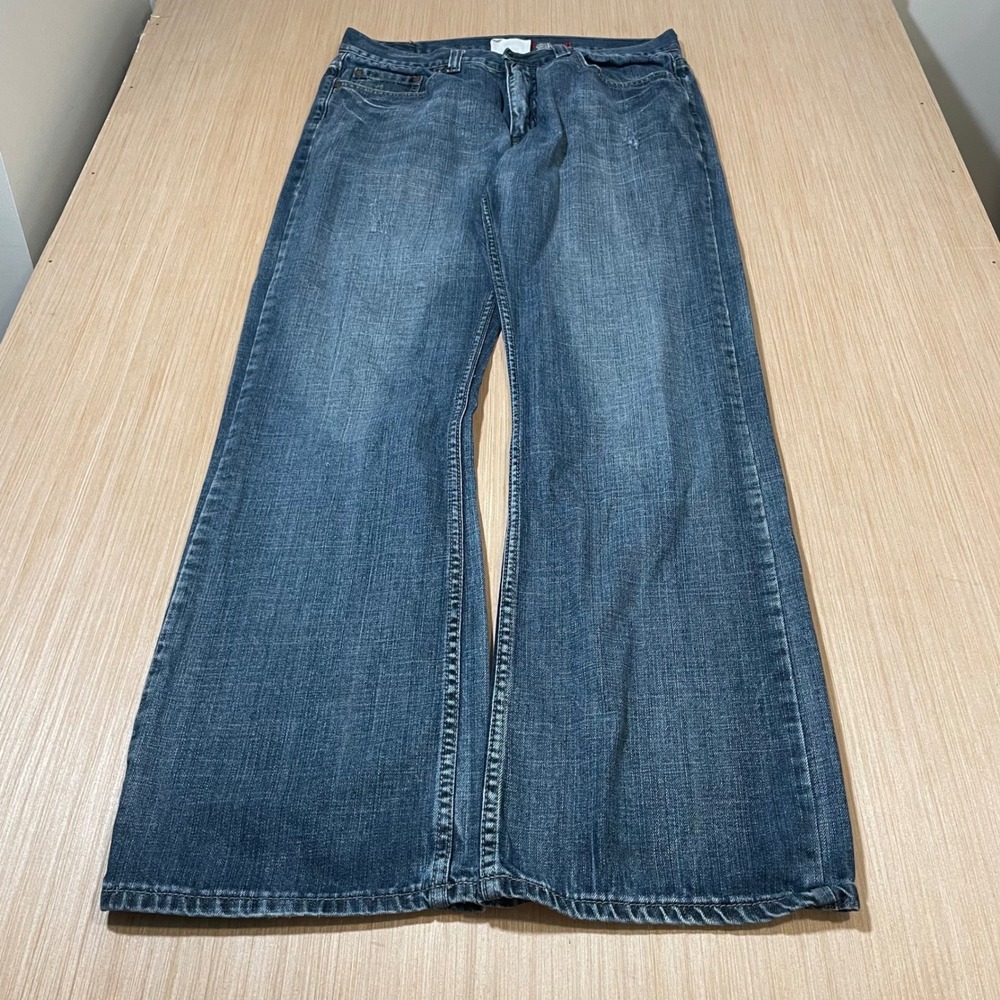 Urban Pipeline Jeans Men Relaxed Bootcut Medium Wash Blue Denim 34x34